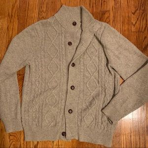 Button- up cardigan sweater